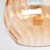 Koyoto Plafoniera, Lampada a sfera Écru, Nero, 3-Luci