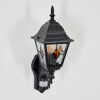 Naofe Lampada da parete per esterno, Applique Nero, 1-Luce, Sensori di movimento