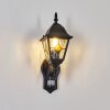 Naofe Lampada da parete per esterno, Applique Nero, 1-Luce, Sensori di movimento