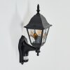 Naofe Lampada da parete per esterno, Applique Nero, 1-Luce, Sensori di movimento
