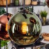 Koyoto Lampadario a sospensione, Lampada a sfera, Lampada a sospensione Blu, Verde, Ramato, 6-Luci
