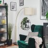 Bassagoda Lampada da terra Ottone, Nero, 1-Luce
