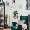 Bassagoda Lampada da terra Ottone, Nero, 1-Luce