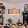 Pilaru Lampadario a sospensione, Lampada a sospensione Cromo, Nichel opaco, 1-Luce