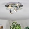 Mirando Plafoniera, Faretto da soffitto LED Cromo, Argento, Trasparente, chiaro, 4-Luci