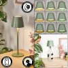 Salgadinho Lampada da tavolo per esterno, Illuminazione bagno, Lampada da tavolo LED Verde, 1-Luce