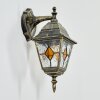 Naofe Lampada da parete per esterno, Applique Oro, Nero, 1-Luce