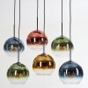 Koyoto Lampadario a sospensione, Lampada a sfera, Lampada a sospensione Blu, Oro, Verde, Chiaro, Ramato, 6-Luci