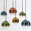 Koyoto Lampadario a sospensione, Lampada a sfera, Lampada a sospensione Blu, Oro, Verde, Chiaro, Ramato, 6-Luci