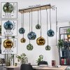 Ripoll Lampadario a sospensione, Lampada a sfera, Lampada a sospensione Écru, Nero, 8-Luci
