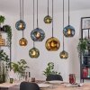 Ripoll Lampadario a sospensione, Lampada a sfera, Lampada a sospensione Écru, Nero, 8-Luci