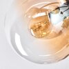 Gastor Plafoniera, Lampada a sfera Ambrato, Chiaro, Grigio fumo, 8-Luci