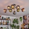 Gastor Plafoniera, Lampada a sfera 87 cm Blu, Verde, Chiaro, Ramato, 8-Luci