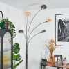 Nikkala Lampada da terra Cromo, Bianco, 5-Luci