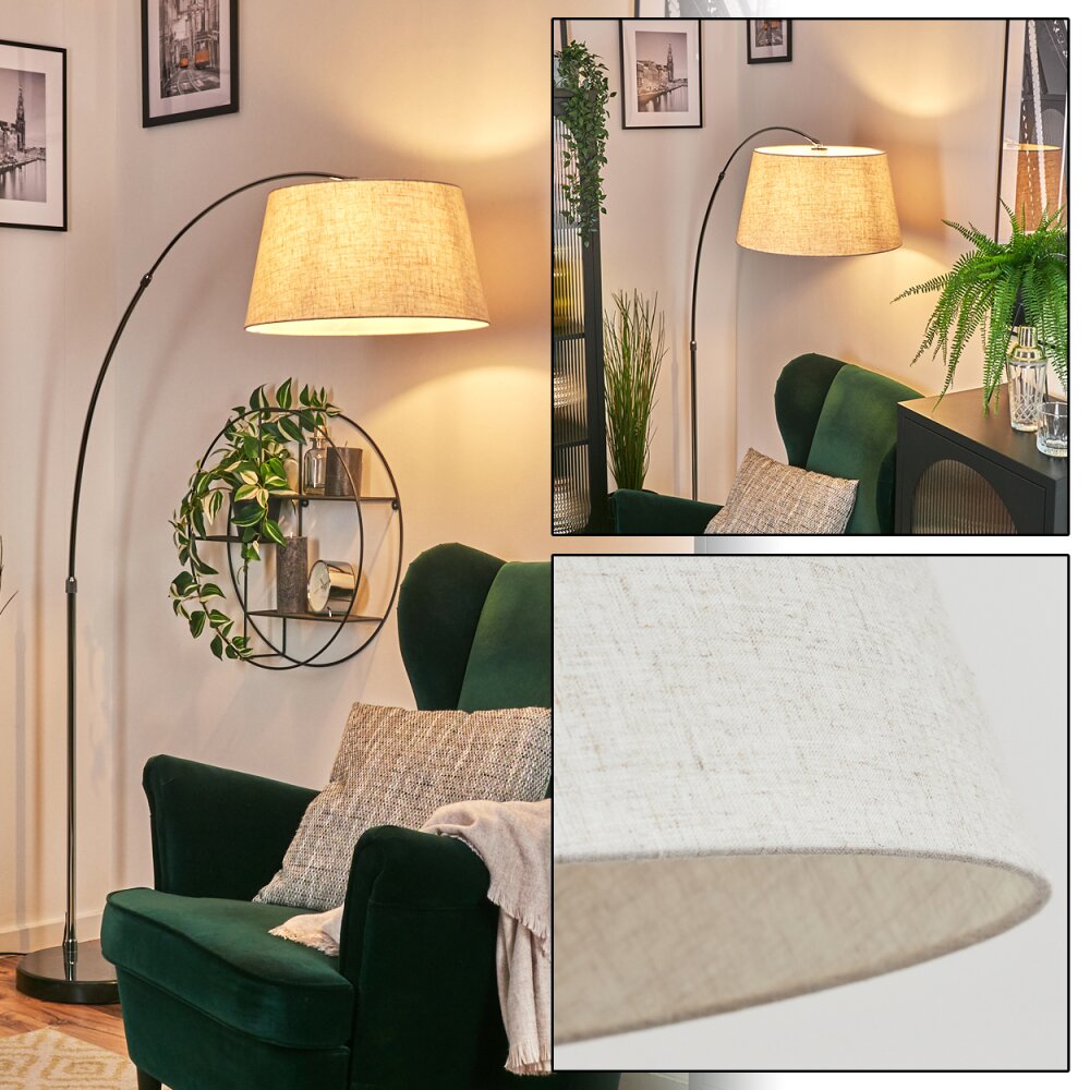 Bassagoda Lampada da terra Cromo, Nero, 1-Luce main product photo