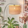 Cavaca Lampada da terra, Lampade ad arco Cromo, Nero, 1-Luce
