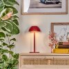 Laken Lampada da tavolo per esterno, Illuminazione bagno, Lampada da tavolo LED Rosso, 1-Luce