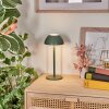 Laken Lampada da tavolo per esterno, Illuminazione bagno, Lampada da tavolo LED Verde, 1-Luce
