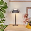 Laken Lampada da tavolo per esterno, Illuminazione bagno, Lampada da tavolo LED Grigio, 1-Luce