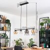 Koyoto Lampadario a sospensione, Lampada a sfera, Lampada a sospensione Ambrato, Chiaro, Grigio fumo, 4-Luci