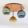 Koyoto Plafoniera, Lampada a sfera 40 cm Écru, Nero, 3-Luci