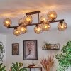 Koyoto Plafoniera, Lampada a sfera Ambrato, 10-Luci