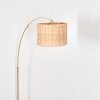 Cavaca Lampada da terra Ottone, Nero, 1-Luce