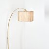 Bongal Lampada da terra Ottone, Nero, 1-Luce