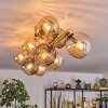 Koyoto Plafoniera, Lampada a sfera Oro, Nero, 10-Luci