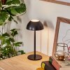 Laken Lampada da tavolo per esterno, Illuminazione bagno, Lampada da tavolo LED Nero, 1-Luce