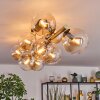 Gastor Plafoniera, Lampada a sfera Oro, Nero, 10-Luci