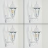 Hongkong Lampada da parete per esterno, Applique Bianco, 1-Luce