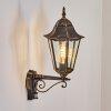 Hongkong Lampada da parete per esterno, Applique Marrone, Oro, 1-Luce, Sensori di movimento
