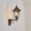Hongkong Lampada da parete per esterno, Applique Marrone, Oro, 1-Luce, Sensori di movimento