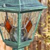 Naofe Lampione multibraccia, Illuminazione viale Verde, Nero, 1-Luce