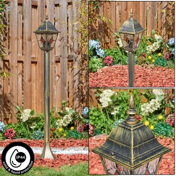 Naofe Illuminazione viale Marrone, Oro, 1-Luce