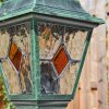 Naofe Illuminazione viale Verde, Nero, 1-Luce, Sensori di movimento