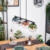 Gastor Lampadario a sospensione, Lampada a sfera, Lampada a sospensione Blu, Cromo, Verde, Chiaro, Ramato, Grigio fumo, 4-Luci