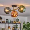 Ripoll Plafoniera, Lampada a sfera Oro, Nero, 3-Luci