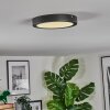 Isela Plafoniera LED Nero, 1-Luce