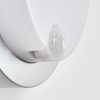 Jelad Lampada da parete per esterno, Applique LED Argento, 1-Luce, Sensori di movimento