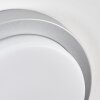 Jelad Lampada da parete per esterno, Applique LED Argento, 1-Luce, Sensori di movimento
