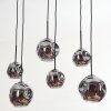 Ripoll Lampadario a sospensione, Lampada a sfera, Lampada a sospensione Grigio fumo, 6-Luci