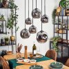 Ripoll Lampadario a sospensione, Lampada a sfera, Lampada a sospensione Grigio fumo, 6-Luci