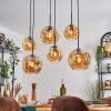 Ripoll Lampadario a sospensione, Lampada a sfera, Lampada a sospensione Ambrato, 6-Luci
