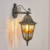 Hongkong Lampada da parete per esterno, Applique Oro, Nero, 1-Luce