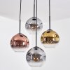 Ripoll Lampadario a sospensione, Lampada a sfera, Lampada a sospensione a cluster Oro, Chiaro, Ramato, Grigio fumo, 4-Luci