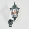 Hongkong Lampada da parete per esterno, Applique Verde, Nero, 1-Luce, Sensori di movimento