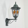 Hongkong Lampada da parete per esterno, Applique Verde, Nero, 1-Luce, Sensori di movimento