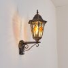Hongkong Lampada da parete per esterno, Applique Marrone, Oro, 1-Luce, Sensori di movimento